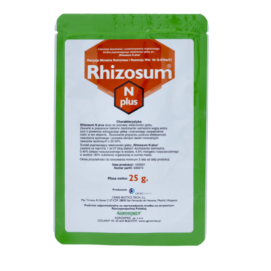 Rhizosum N plus (bakterie azotowe Azotobacter salinestris)